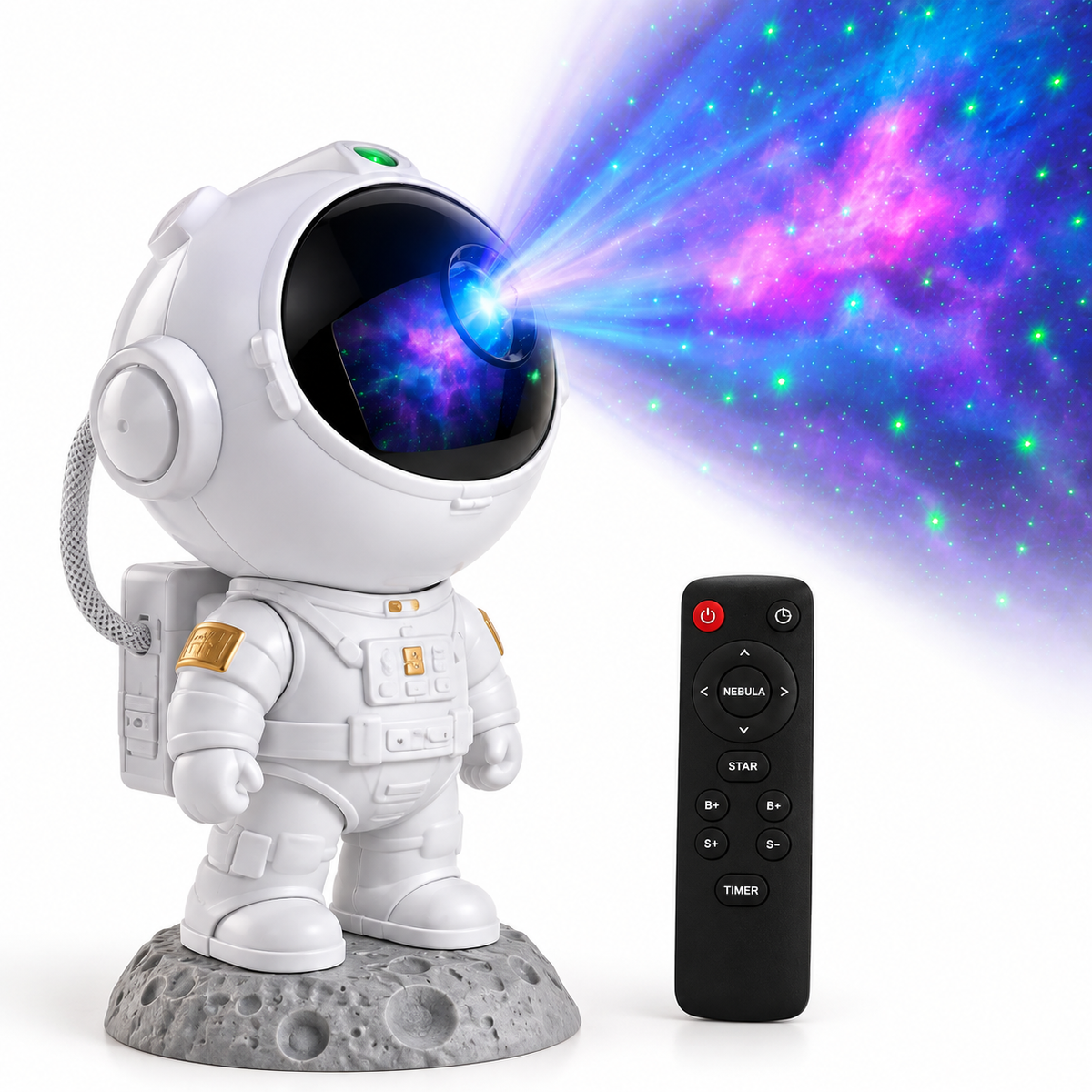 Galaxy Astronaut Projector Lamp | 360° Starry Sky & Nebula Night Light with Remote Control