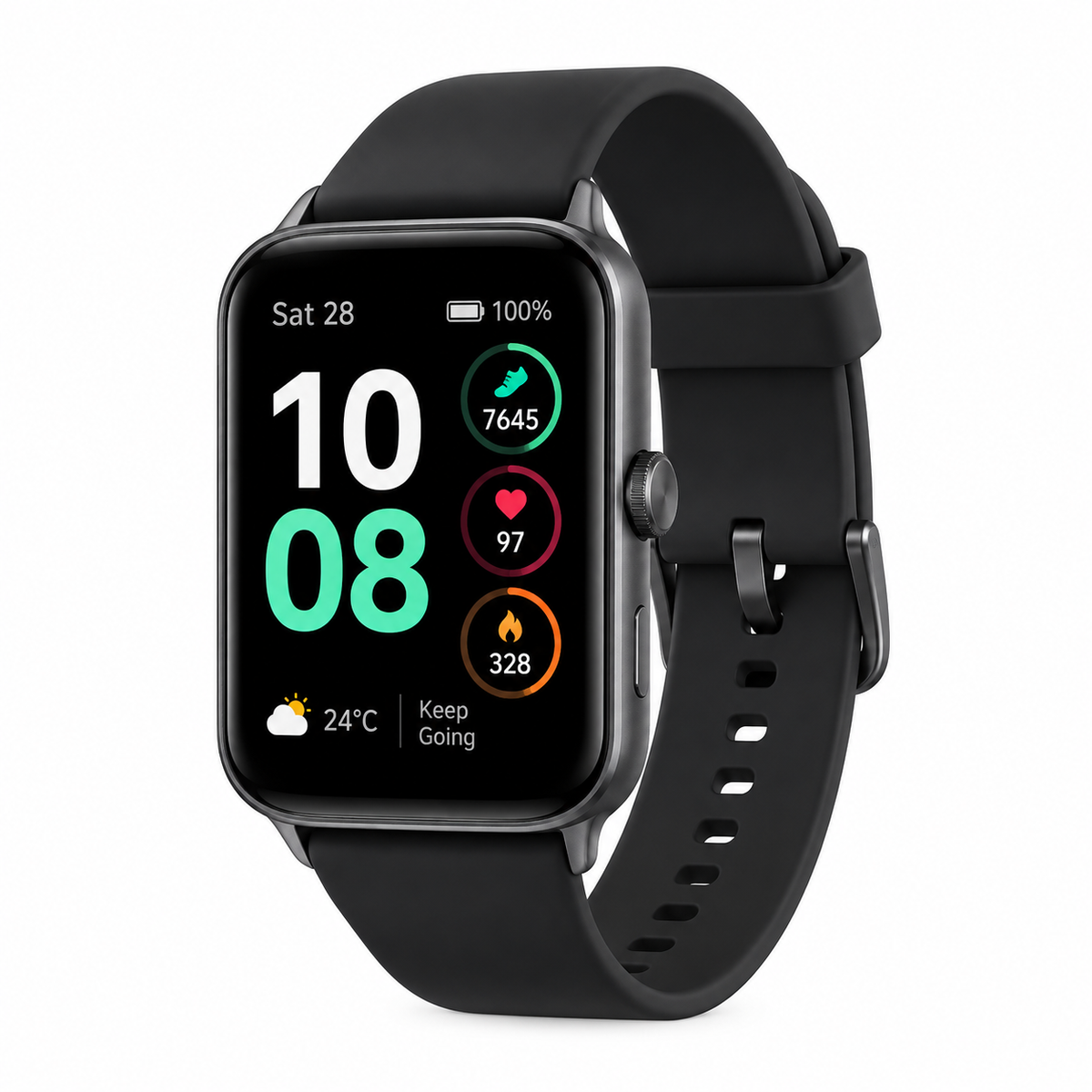 Smartwatch for Men & Women | Bluetooth Smart Watch with Fitness Tracking, Activity Monitor & Stylish Display